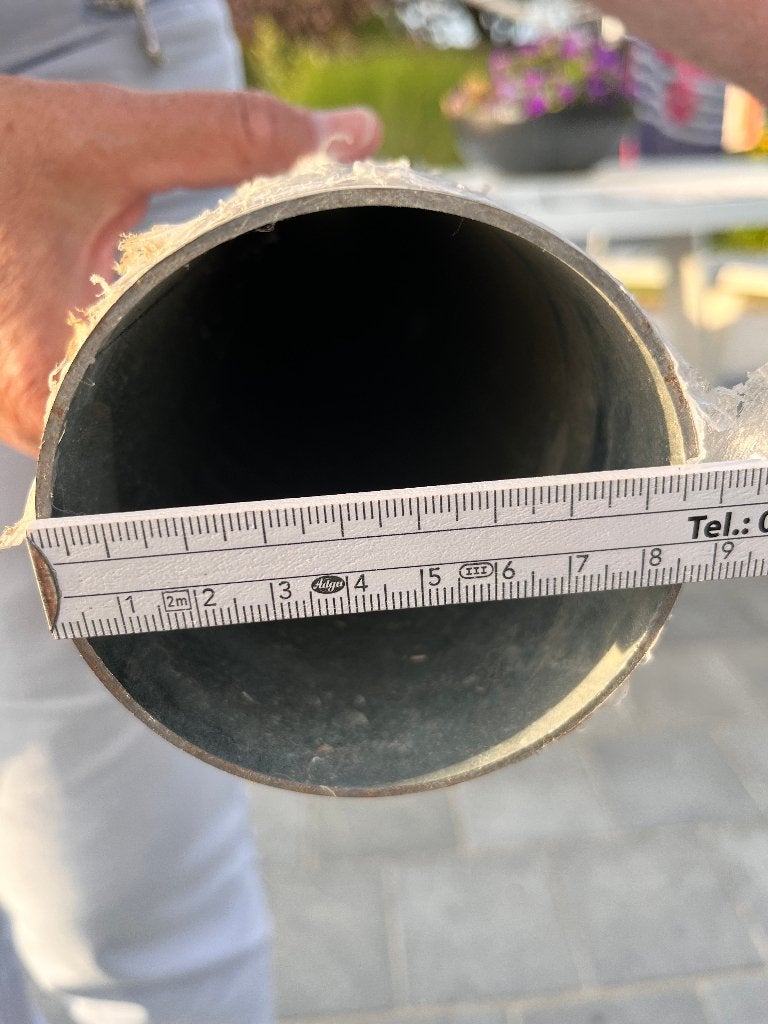 buis galva L = 3,5 m dia = 87 mm dikte 2 mm, Ophalen, 2 tot 4 meter, Nieuw, Rechte buis