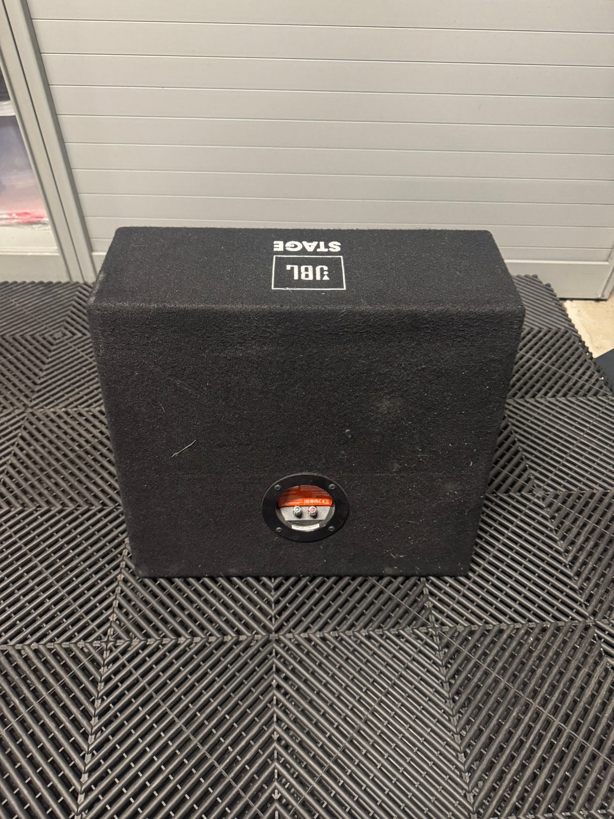 JBL Stage 1200S subwoofer + A3001 versterker (300W) te koop, Ophalen, Zo goed als nieuw, Subwoofer, JBL