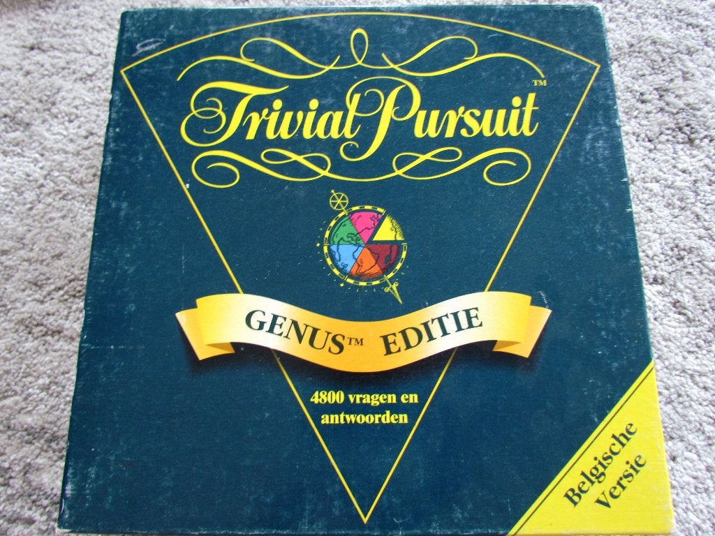 Gezelschapsspel Trivial Pursuit genus editie, Hobby en Vrije tijd, Gezelschapsspellen | Bordspellen, Ophalen, Gebruikt, Parker