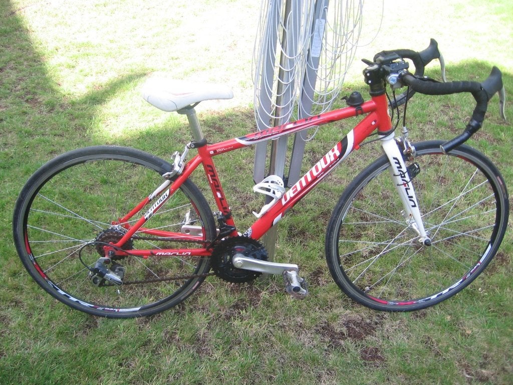 24 inch Marlin Ventoux koersfiets , dubbele rem kader 36, Ophalen, Velgrem, Handrem, Gebruikt