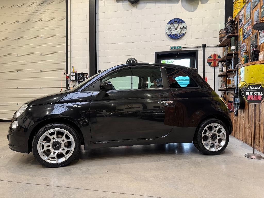 FIAT 500 - 1.4 CC - 101 PK - 58.000 KM- TOPSTAAT -GARANTIE -, Auto's, Fiat, Voorwielaandrijving, 4 zetels, Zwart, 4 cilinders