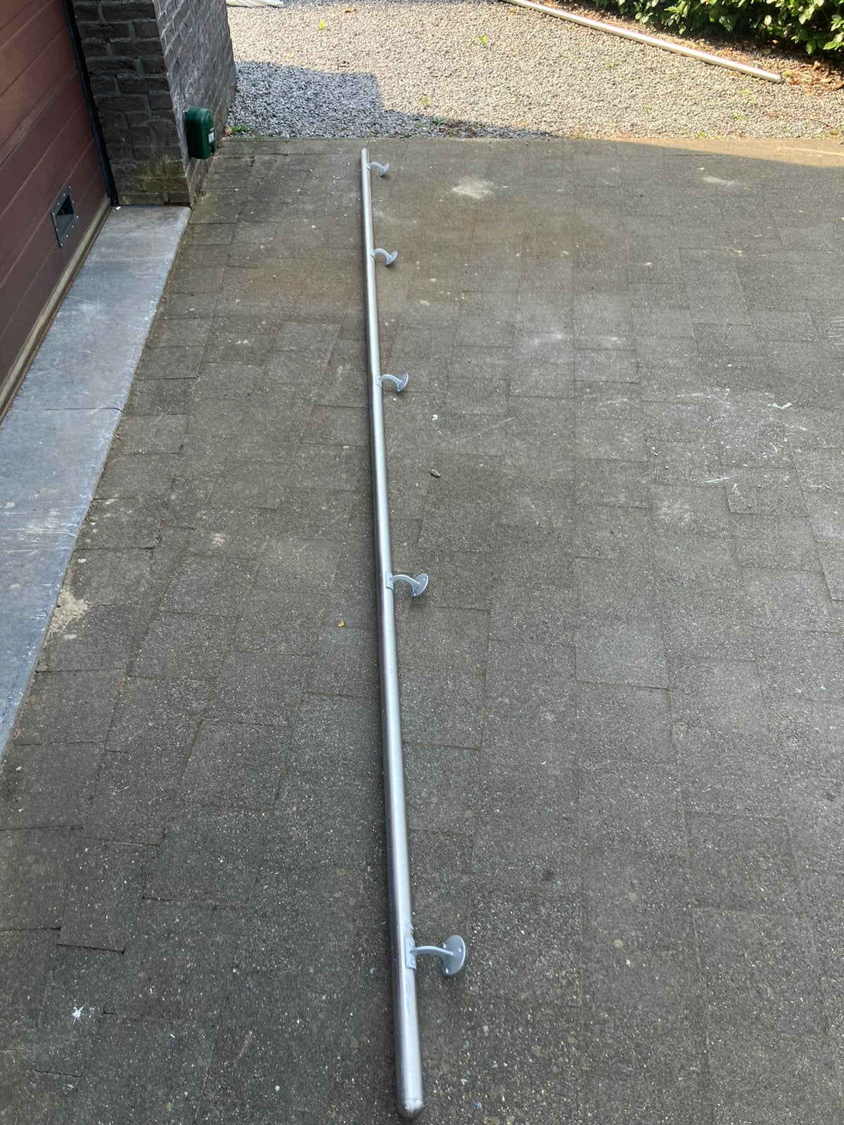 Trapleun inox, Doe-het-zelf en Bouw, Ladders en Trappen, Ophalen, Gebruikt, Trap