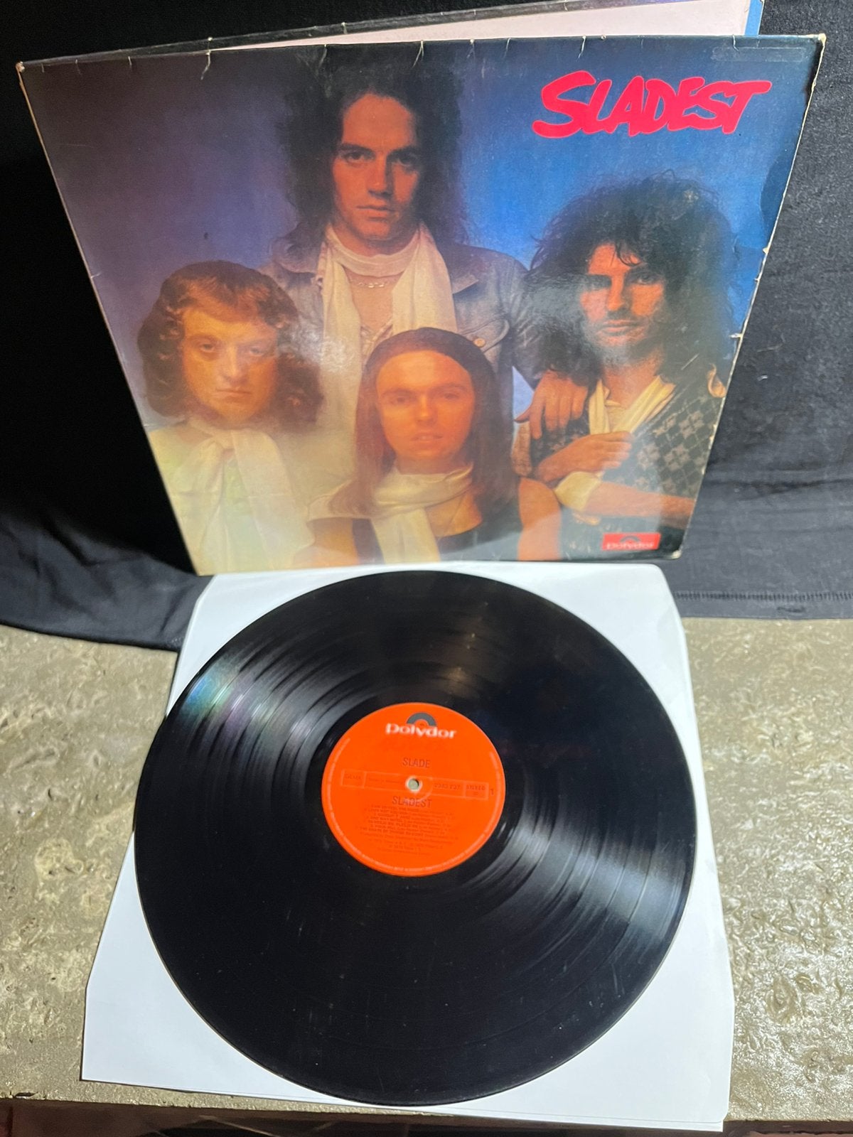 Vinyl lp slade sladest, Cd's en Dvd's, LP, Gebruikt, Hard Rock, Ophalen of Verzenden