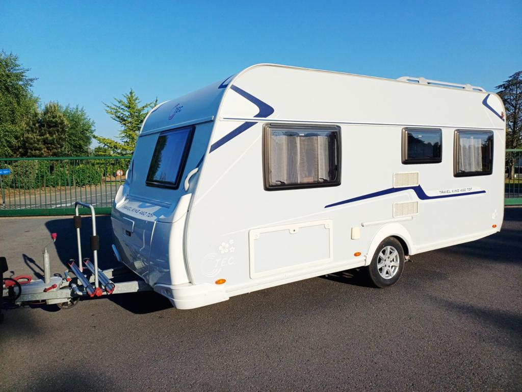 *** TEC TRAVEL KING 460 TDF ***, Caravanes & Camping, Caravanes, Particulier, jusqu'à 4, 1000 - 1250 kg, Banquette en rond, T.E.C.