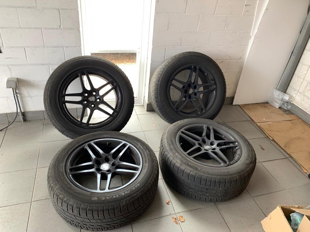 Jantes d'origine PORSCHE MACAN S avec pneus, Enlèvement, Pneus et Jantes