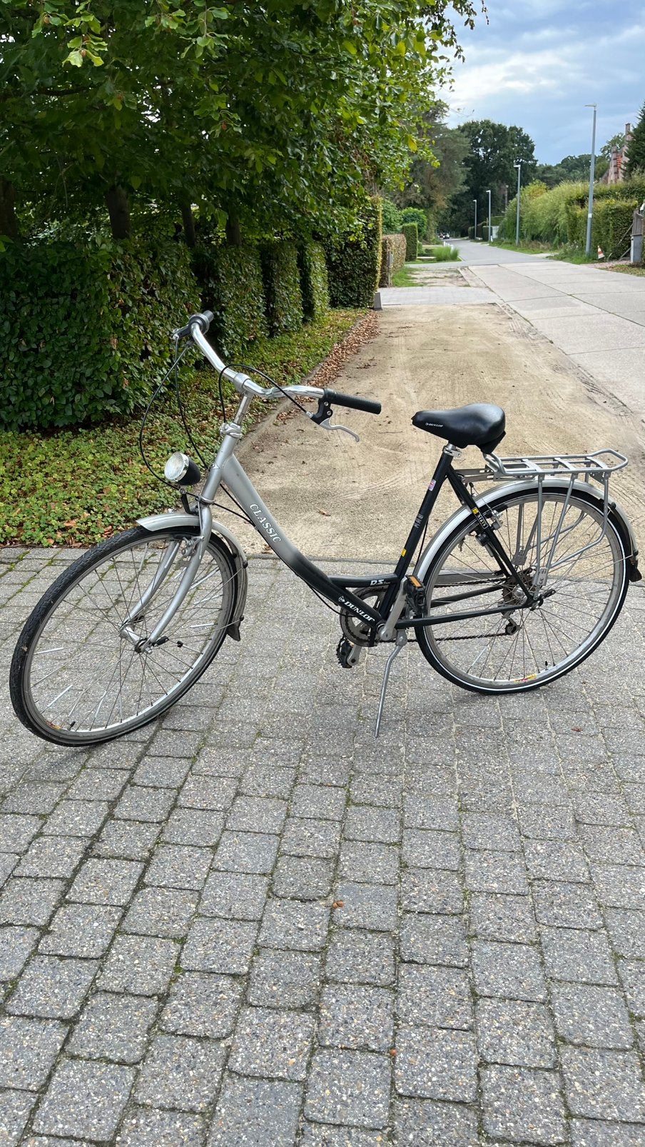Damesfiets kotfiets Dunlop, Ophalen, Gebruikt