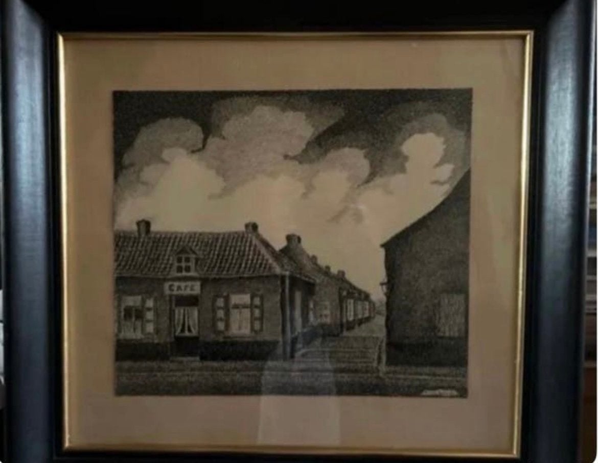 Tableau signé de 1959, Antiquités & Art, Enlèvement, Signé