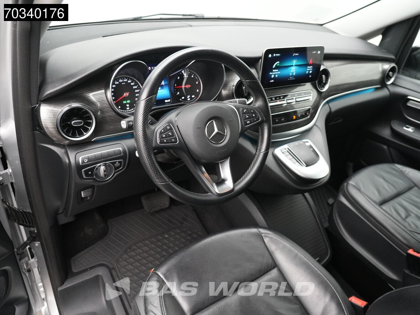 Mercedes V-Klasse Automaat 300d 4Matic Dubbele Schuifdeur AC, Autos, Cuir, Argent ou Gris, Euro 6, Entreprise