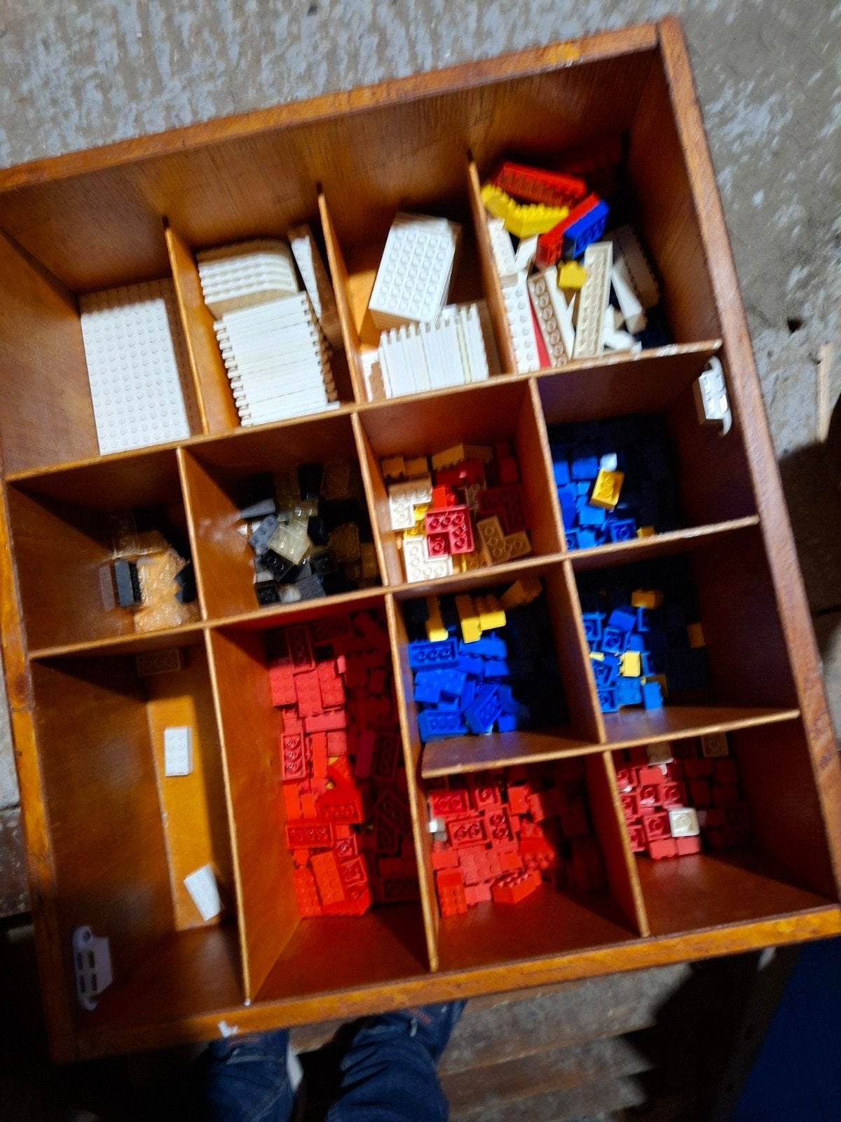 lego in kist   vintage jaren 70, Kinderen en Baby's, Ophalen of Verzenden, Lego