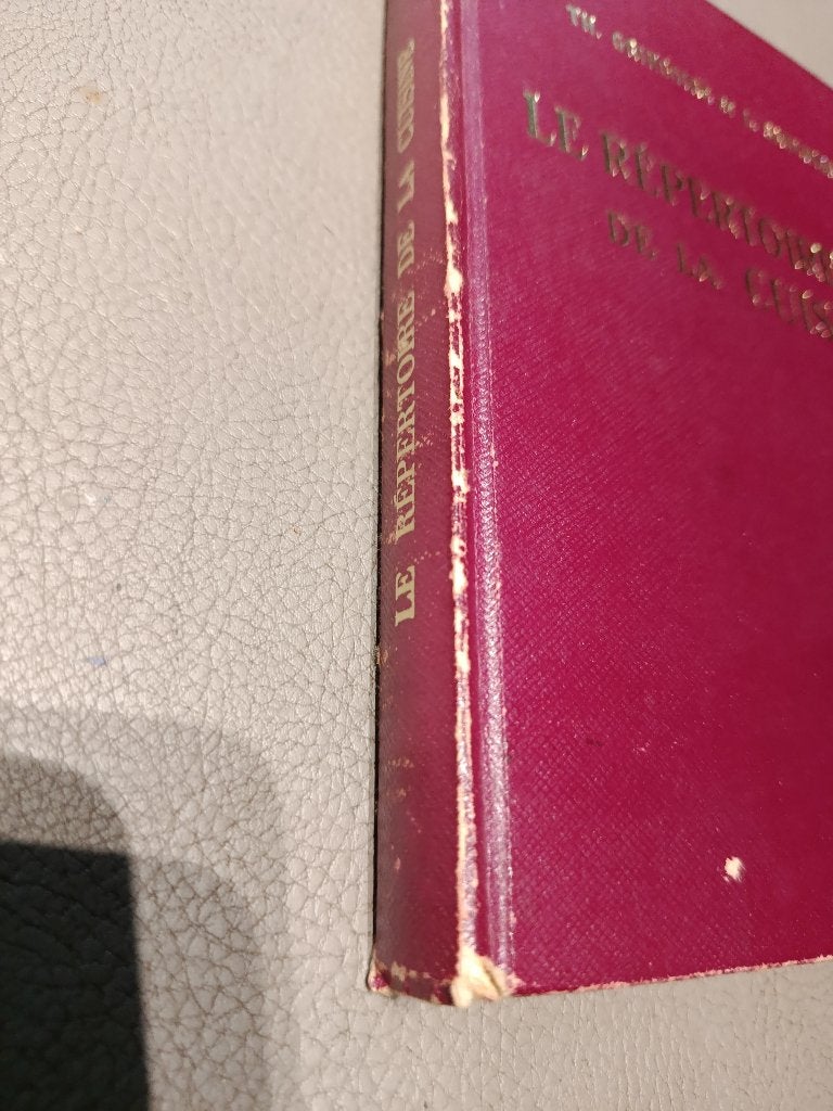 Boek: Le repertoire de la cuisine, Antiek en Kunst, Ophalen
