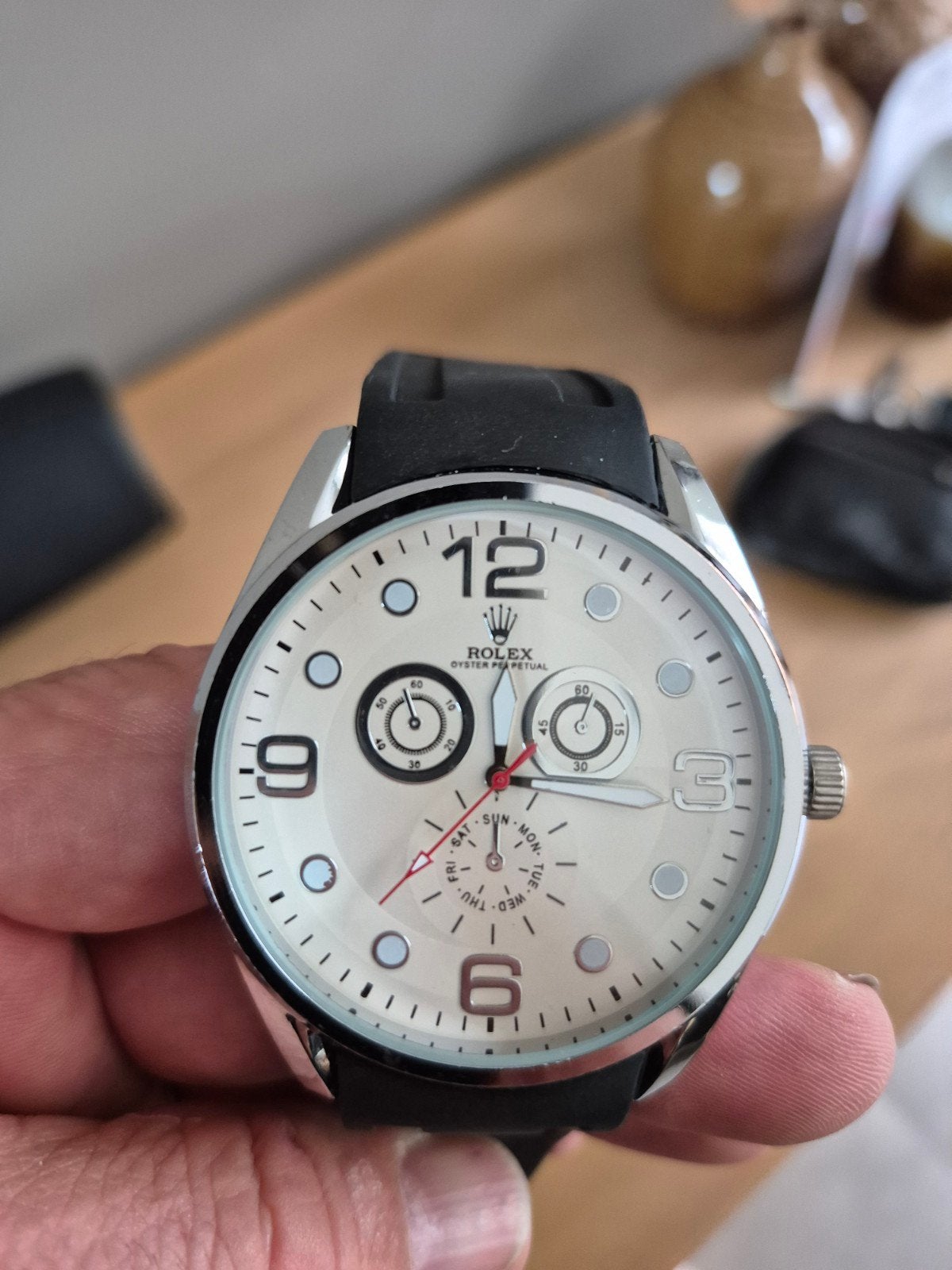 Nieuw uurwerk. Nooit gedragen geweest., Ophalen