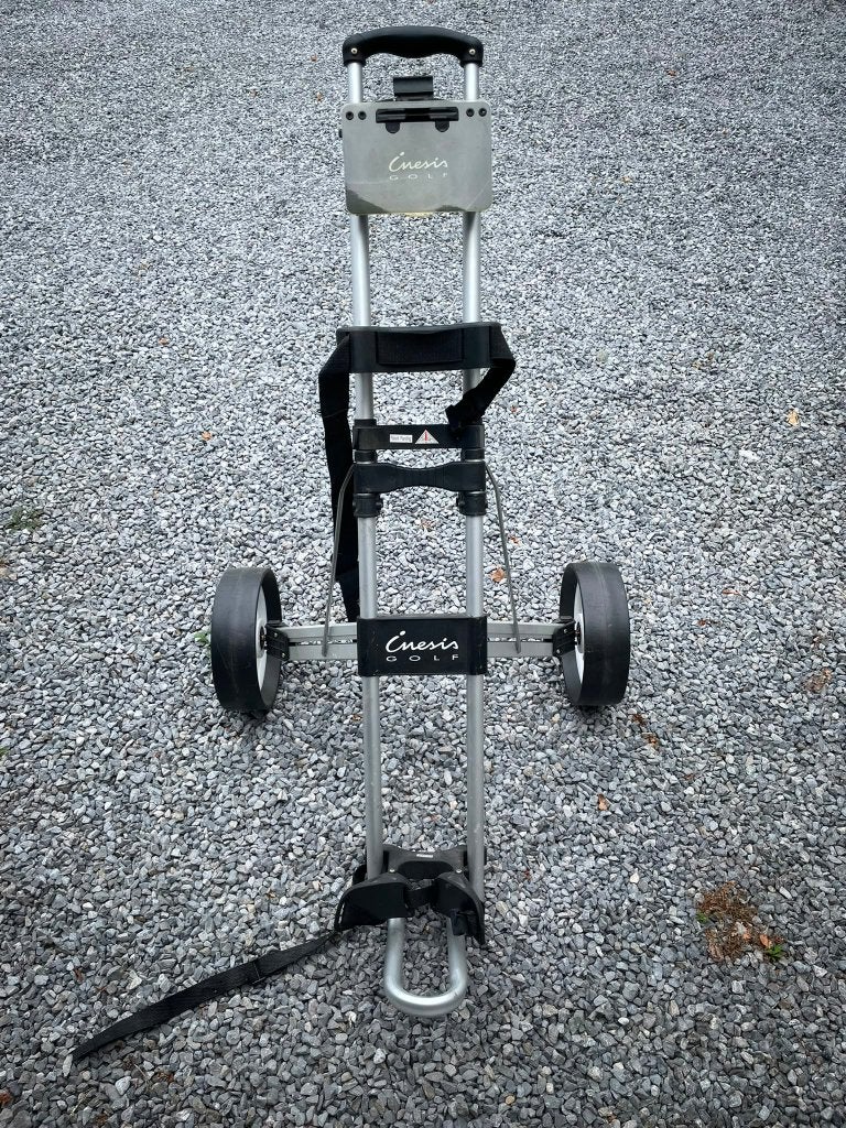 Golftrolley Inesis, Sport en Fitness, Golf, Ophalen, Gebruikt