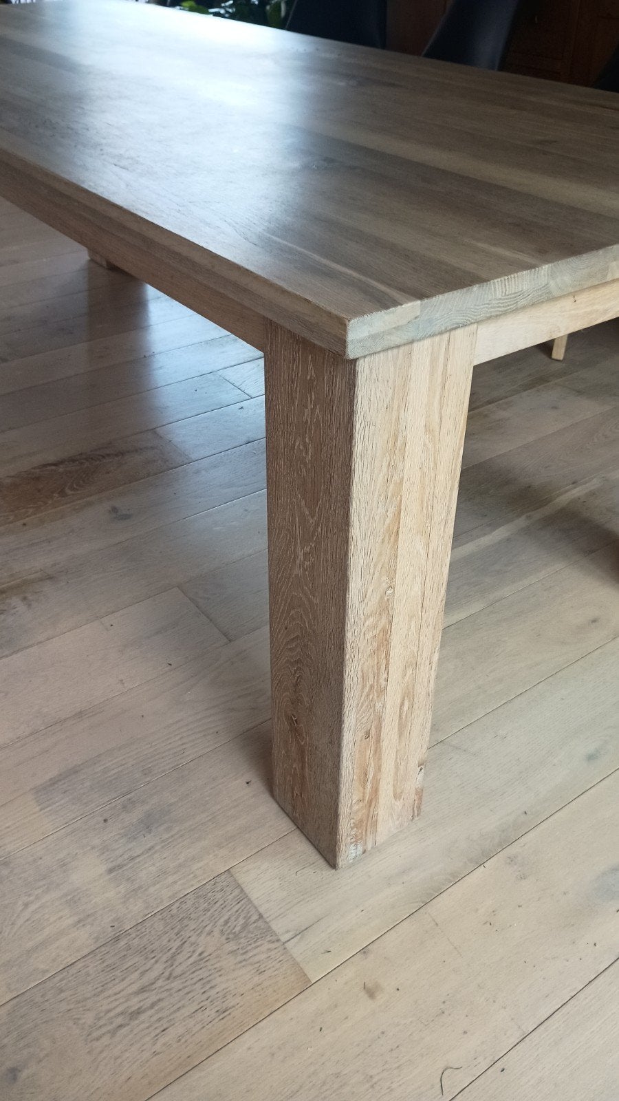 Houten eettafel, Huis en Inrichting, Tafels | Eettafels, Ophalen