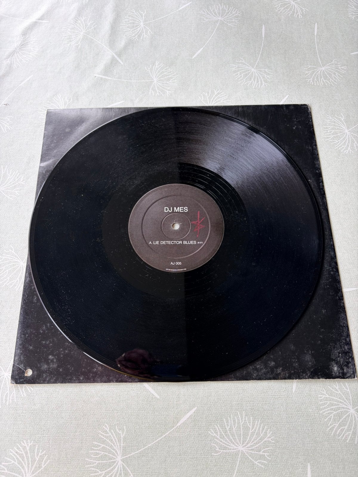 LP vinyl 12 inch DJ MES - Lie Detector Blues, Cd's en Dvd's, Beschermende buitenhoes, LP, Gebruikt, House