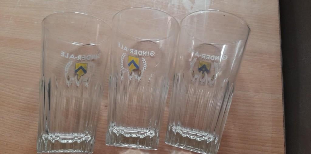 NIEUW Ginder-Ale glazen, Enlèvement ou Envoi, Neuf, Verre ou Verres, Autres marques