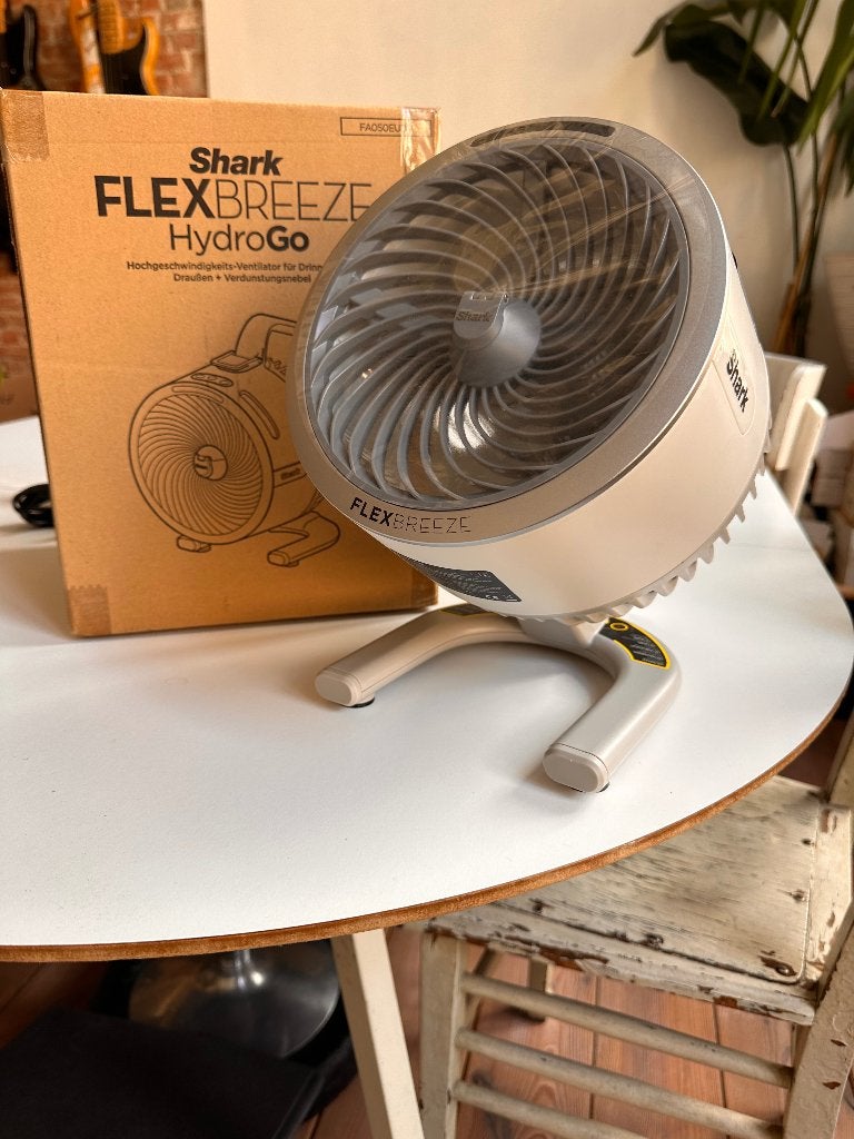 SHARK Flexbreeze HydroGo ventilator nieuw met garantie, Electroménager, Ventilateurs, Enlèvement ou Envoi, Neuf, Ventilateur de table