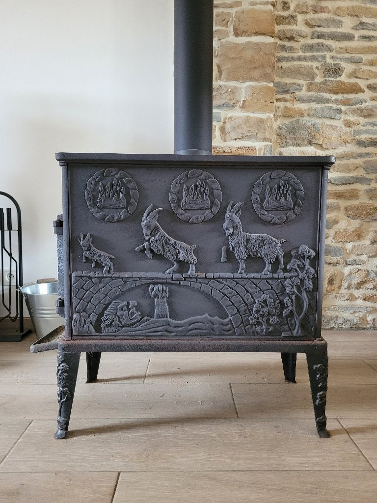 poêle à bois Dovre, Enlèvement, Utilisé, Bois, Autoportant