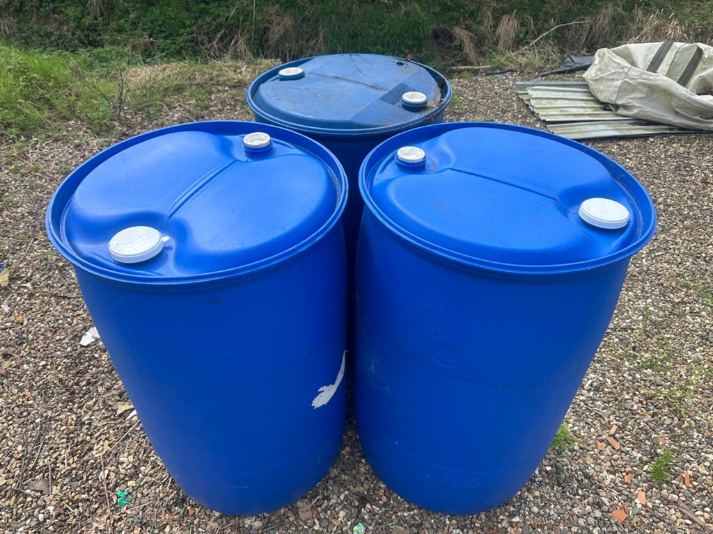 Regenton / regenvat / blauw vat 200l, 150 liter of meer, Ophalen, Nieuw, Kunststof