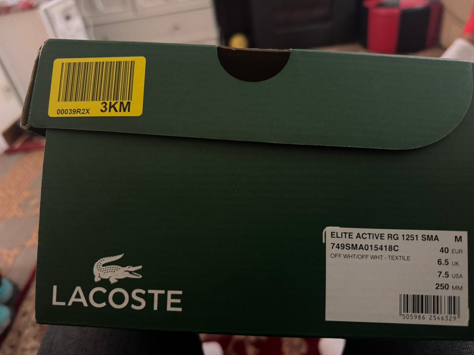 Nieuw basketbal van Lacoste, Ophalen, Nieuw