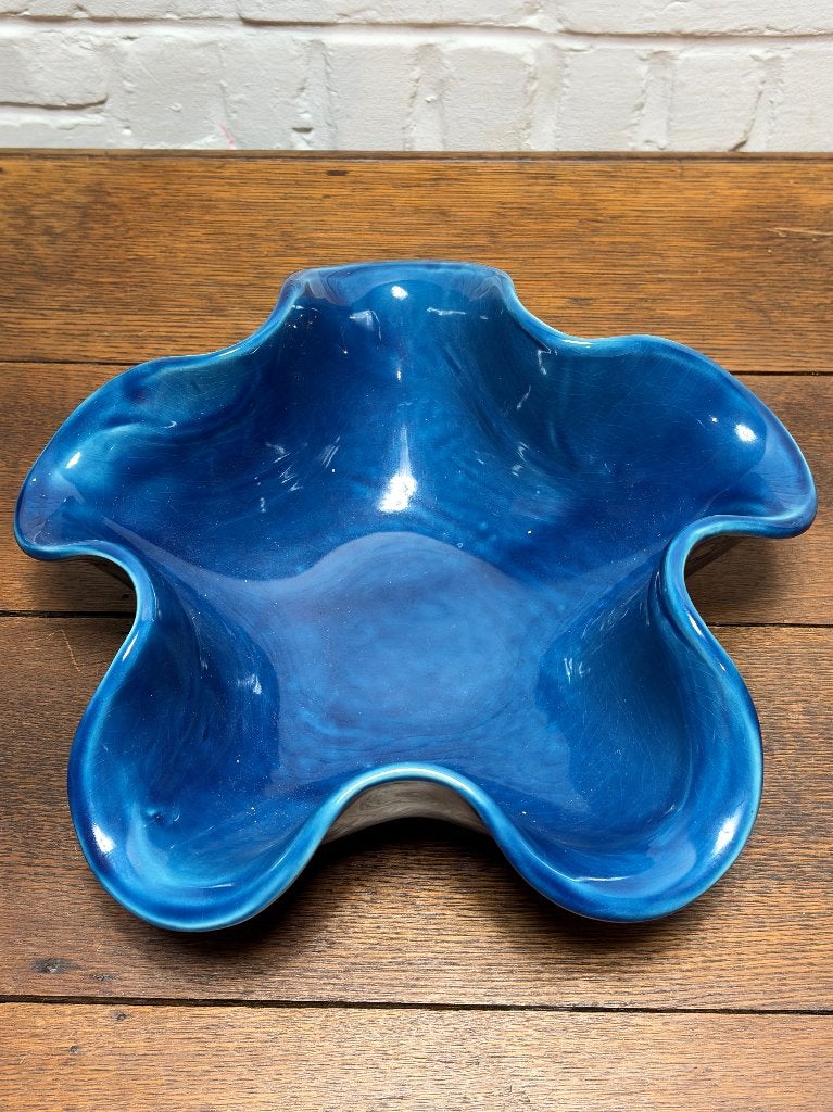 Vintage Handgemaakte Keramische Schaal, Enlèvement ou Envoi, Jean Bertron, 50 Rue Saint-Sébastien06410 BiotFrankrijk, Info@denekster.com