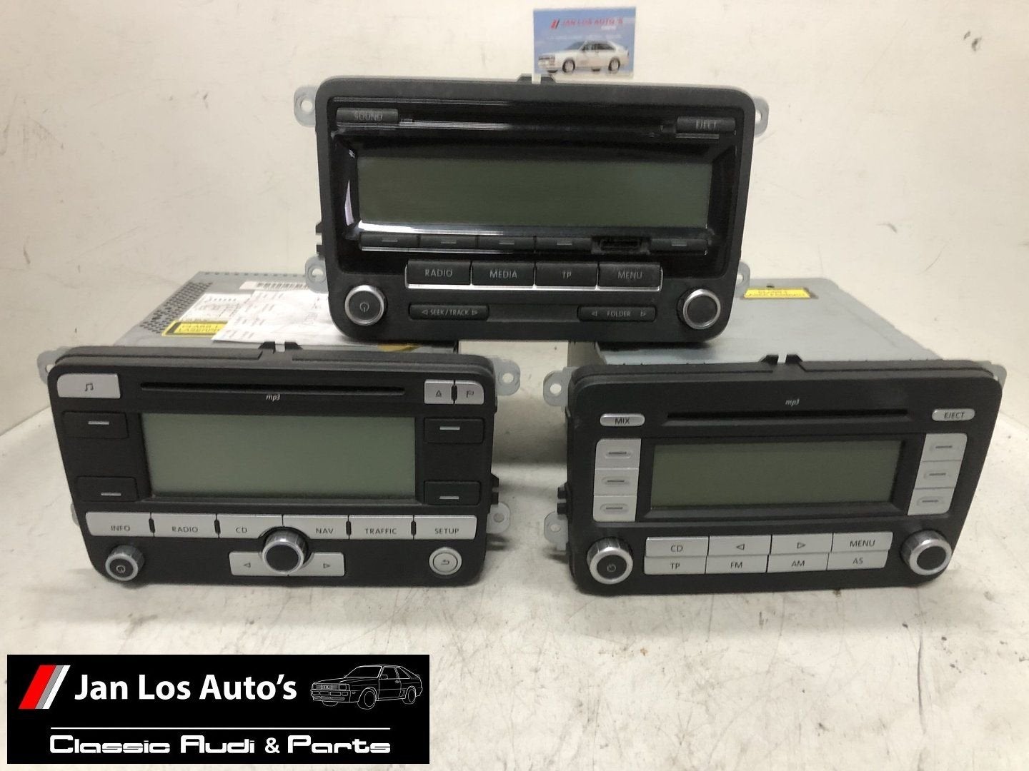 VW  golf passat  Radio 3x, Auto diversen, Ophalen of Verzenden, -, -, -
