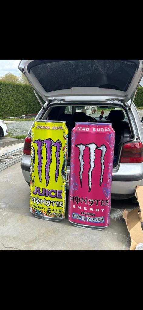Coroplast monster energy reclame paal signs, Verzamelen, Blikken, Ophalen of Verzenden, Zo goed als nieuw