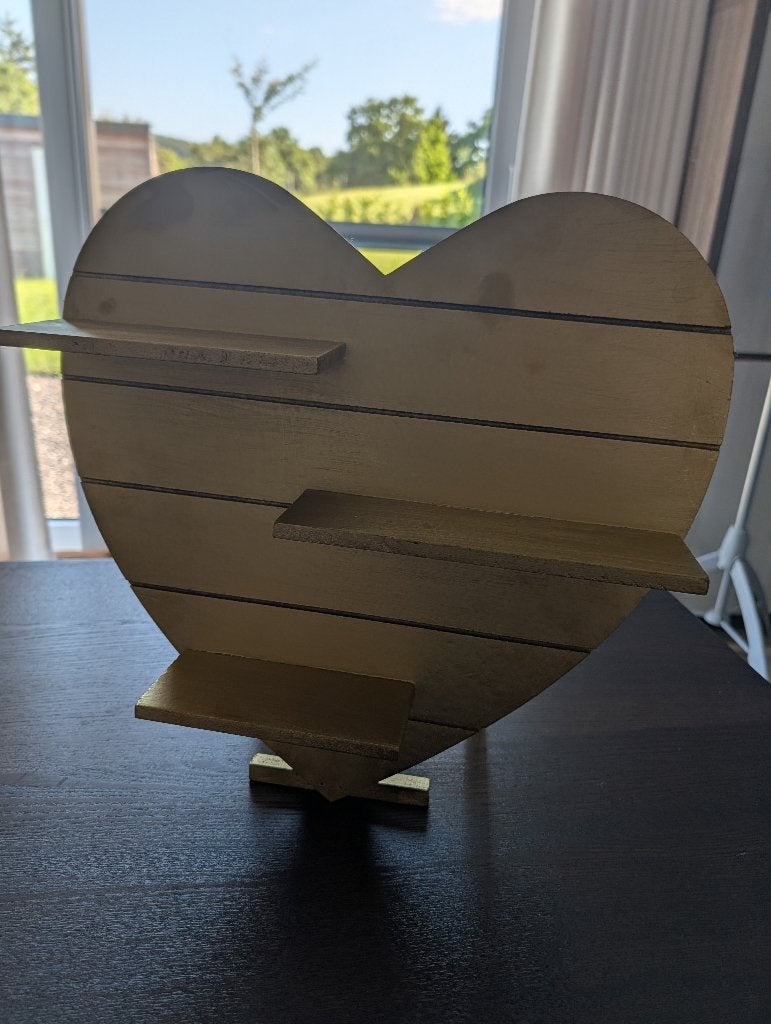 Présentoir en forme de coeur, Enlèvement, Utilisé, Décoration
