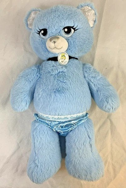 Peluche Cinderella Build-A-Bear ours en peluche ours en pelu, Enfants & Bébés, Bleu, Disney, Disney, Comme neuf
