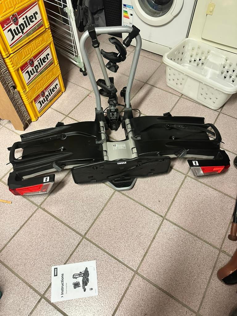 Thule easyfold 931, Ophalen, 2 fietsen, Gebruikt, Trekhaakdrager
