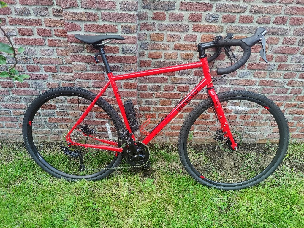 Gravelbike Genesis Croix De Fer 20 taille L, Alt Rouge, Autres marques, Comme neuf, Enlèvement, 53 à 57 cm