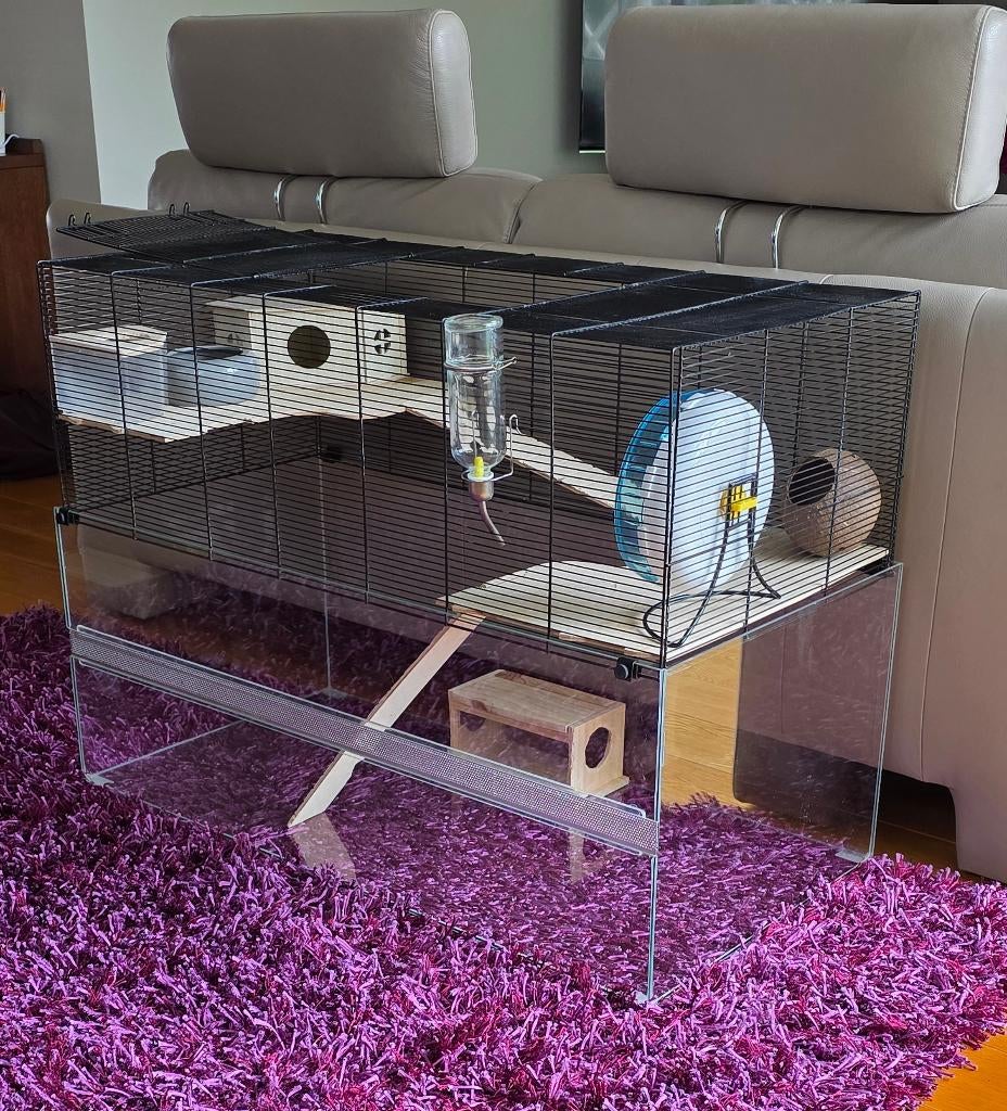 Grote kooi voor gerbils (Gerbilarium), Ophalen, Kooi, Gebruikt, 60 tot 90 cm