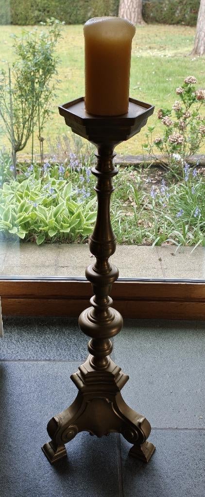 Bronzen kaarsenhouder, Ophalen, Brons