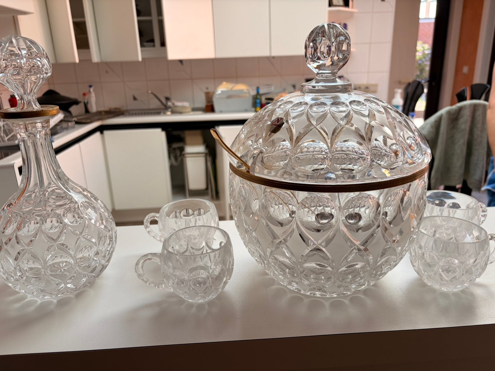 Set kristal, Ophalen