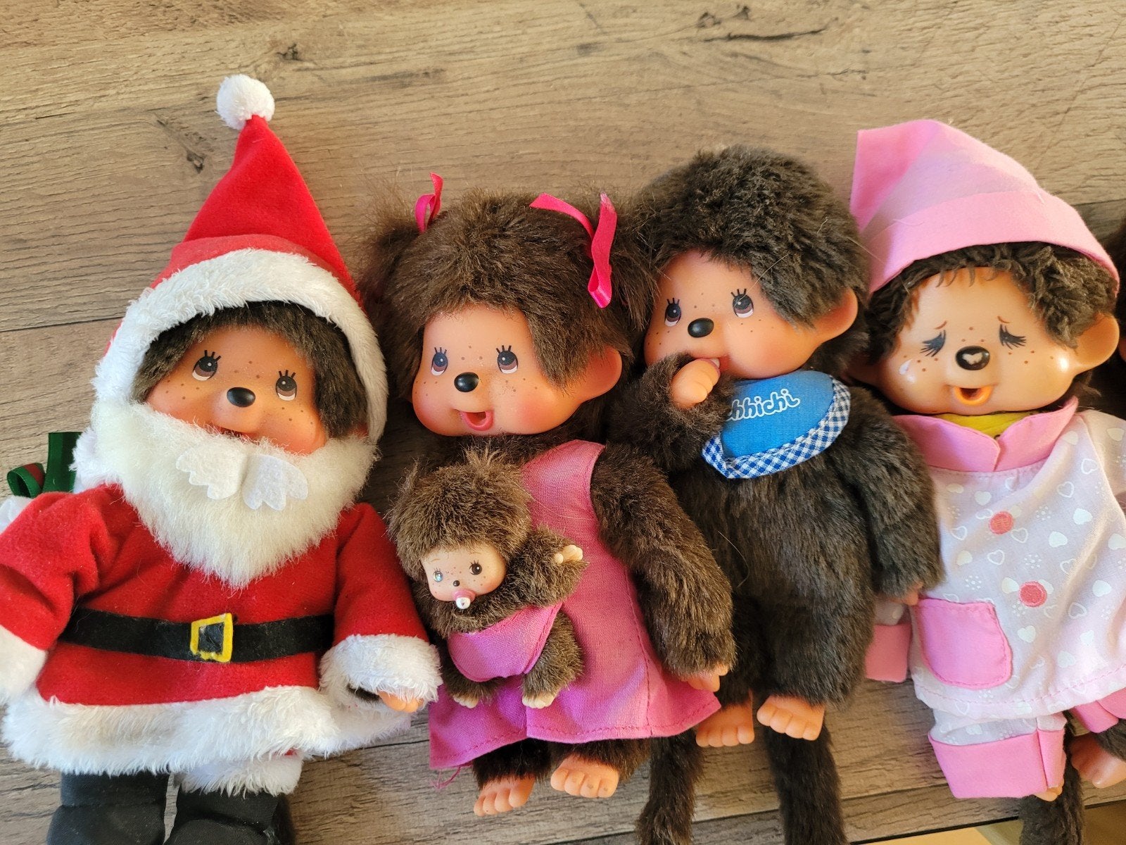 Monchhichi knuffels., Ophalen