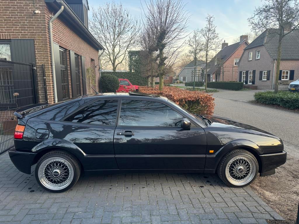 Volkswagen Corrado g60, Auto's, Lederen bekleding, Zwart, Volkswagen, Zwart
