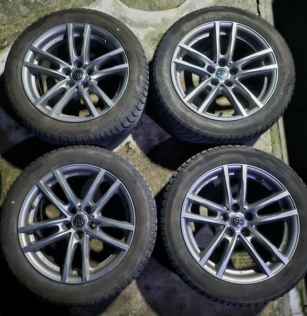 4 Jantes BMW 225/50R17 98H 5x112 Bridgestone, Pneus et Jantes, Pneus hiver, Véhicule de tourisme, 17 pouces