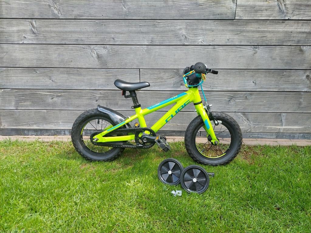 Cube trapfiets Cubie 120 met steunwielen, Vélos & Vélomoteurs, Vélos | BMX & Freestyle, Comme neuf, Moins de 16 pouces, Frein à rétropédalage