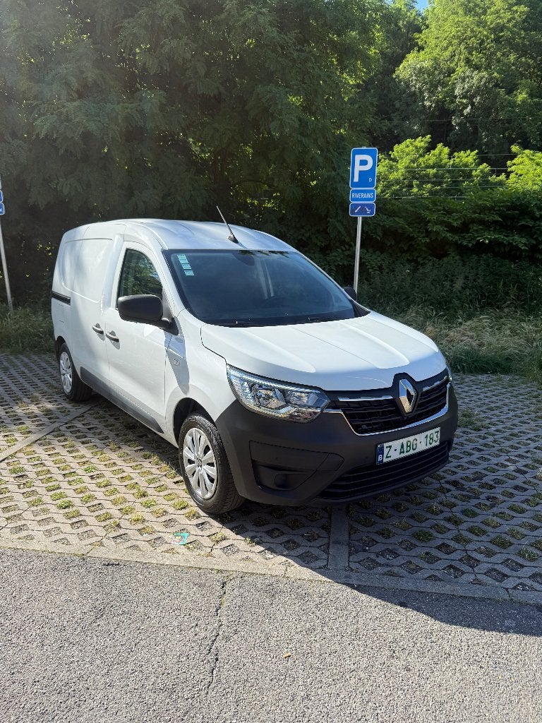 Renault Express 1.5 Blue dCi Confort S/S - UTILITAIRE - TVA, Auto's, Renault, Leder en Stof, Wit, Multifunctioneel stuurwiel, Bedrijf