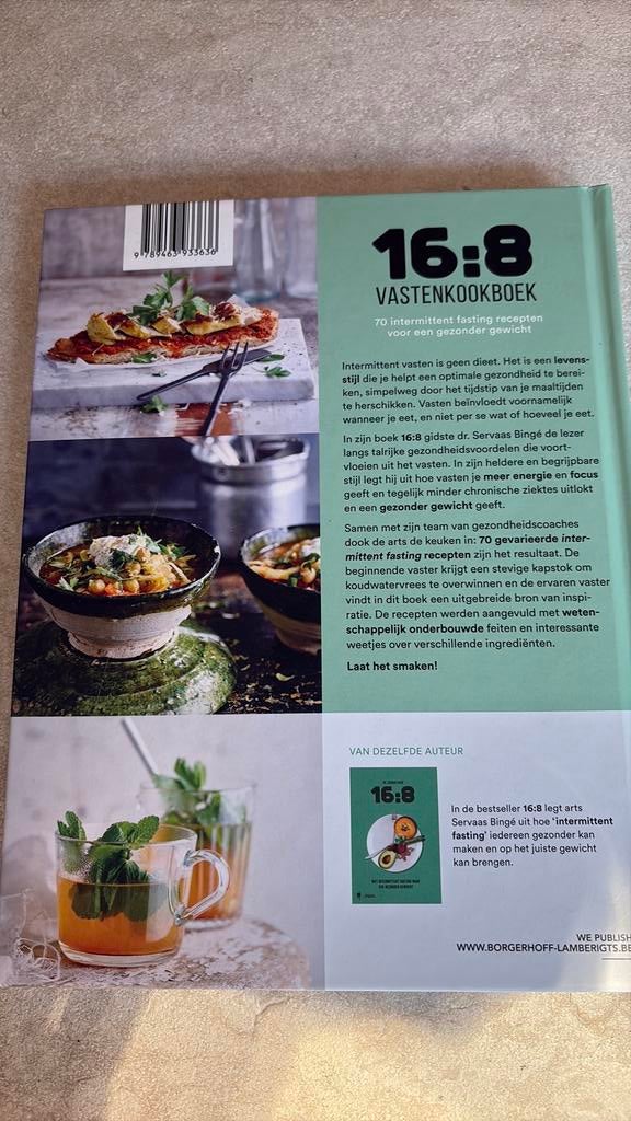 Servaas Dr. Bingé - 16:8 vastenkookboek, Ophalen, Servaas Dr. Bingé