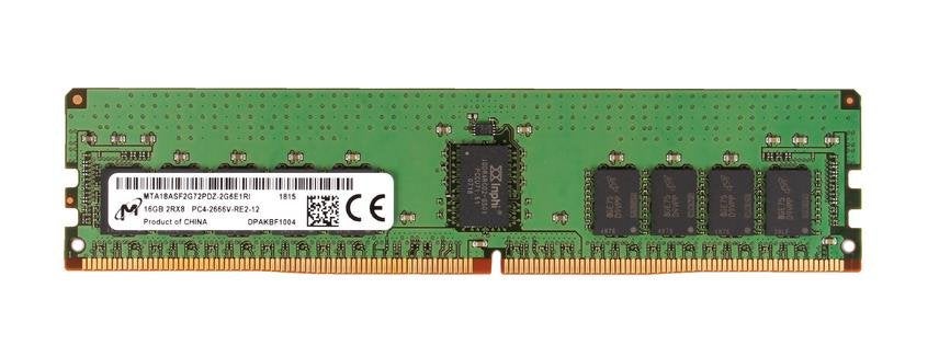 16GB 1Rx4 PC4-2666V DDR4-2666 Registered ECC Micron HP