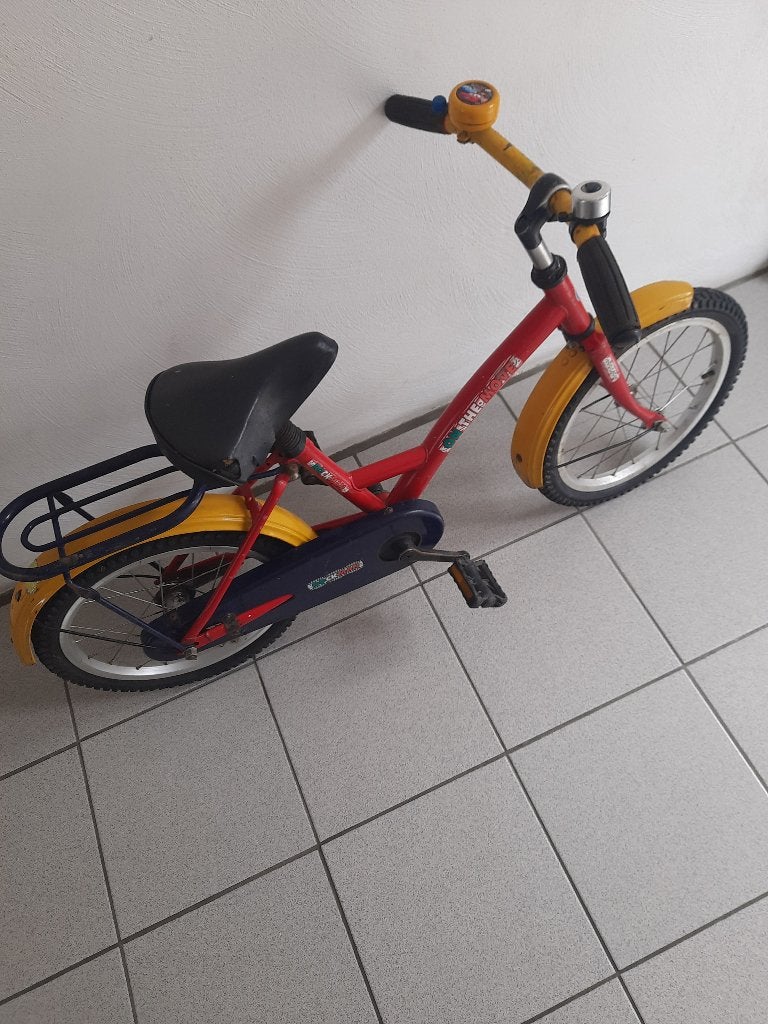Jongensfiets B,Twin met 16 inch wielen, Fietsen en Brommers, Ophalen, Terugtraprem, Gebruikt, B,twin