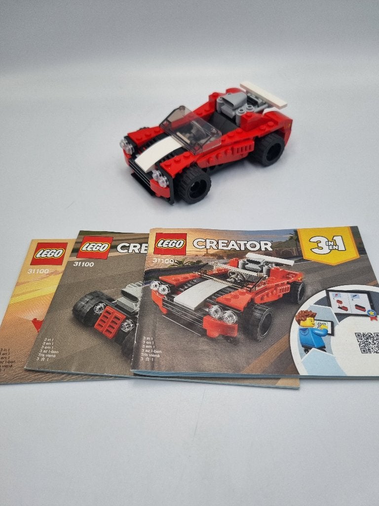 Voiture de sport Lego Creator 31100, Enlèvement ou Envoi, Lego, Ensemble complet, Instructions incluses