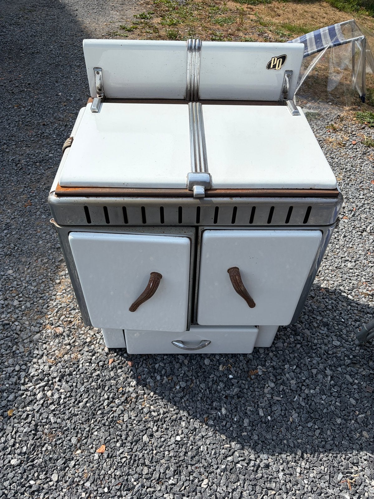 Ancienne cuisiniere à bois/charbon PQ, Enlèvement, Comme neuf, Bois, Cuisinière