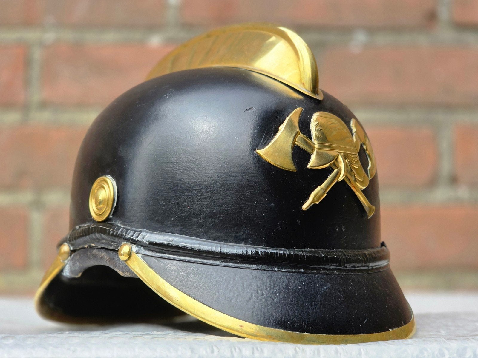 casque de pompier, sapeurs-pompiers, Allemagne, Wurtemberg, Collections, Enlèvement ou Envoi