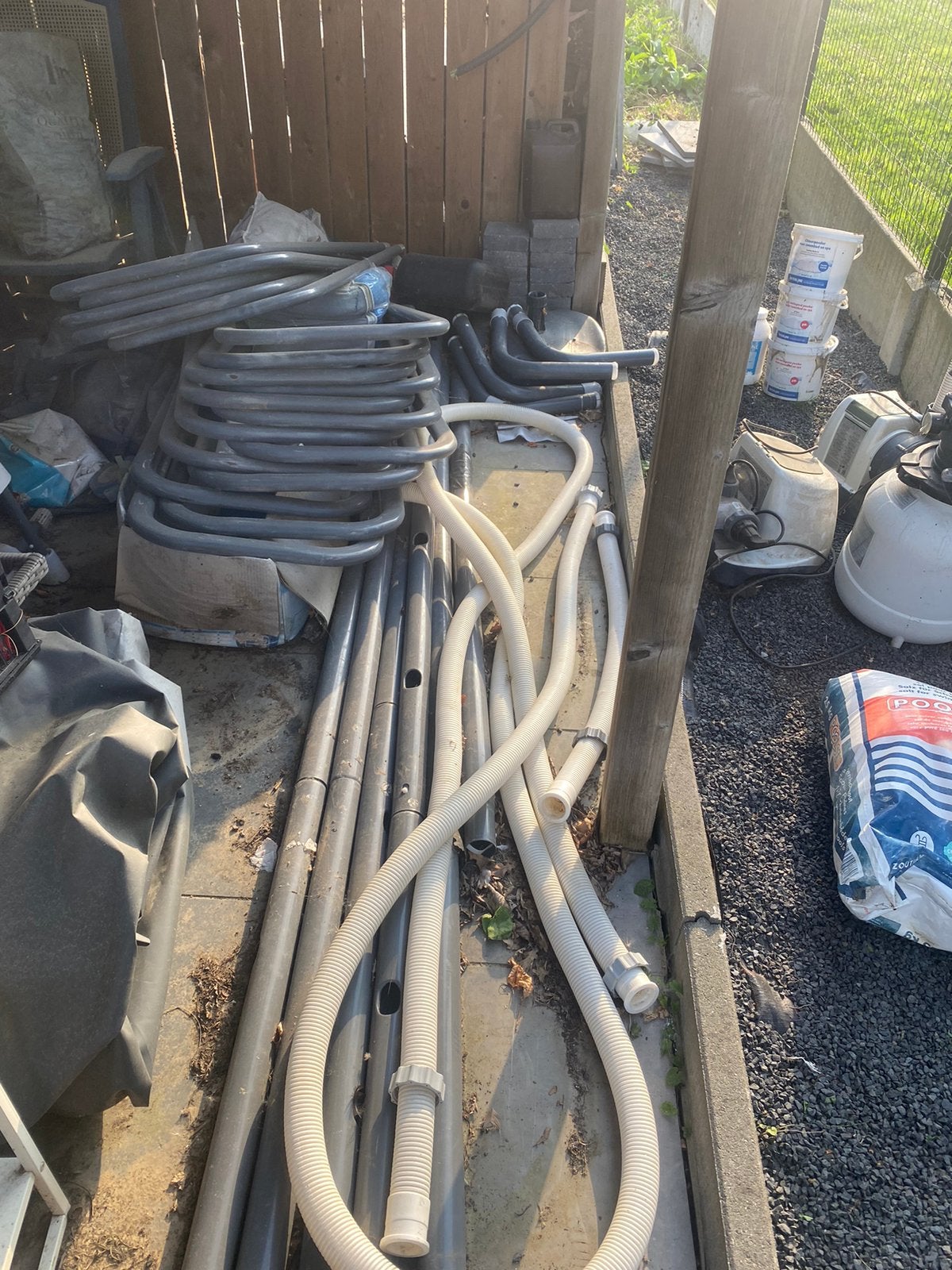 Zwembad accesoires, Tuin en Terras, Zwembad-toebehoren, Ophalen, Gebruikt, Ladder