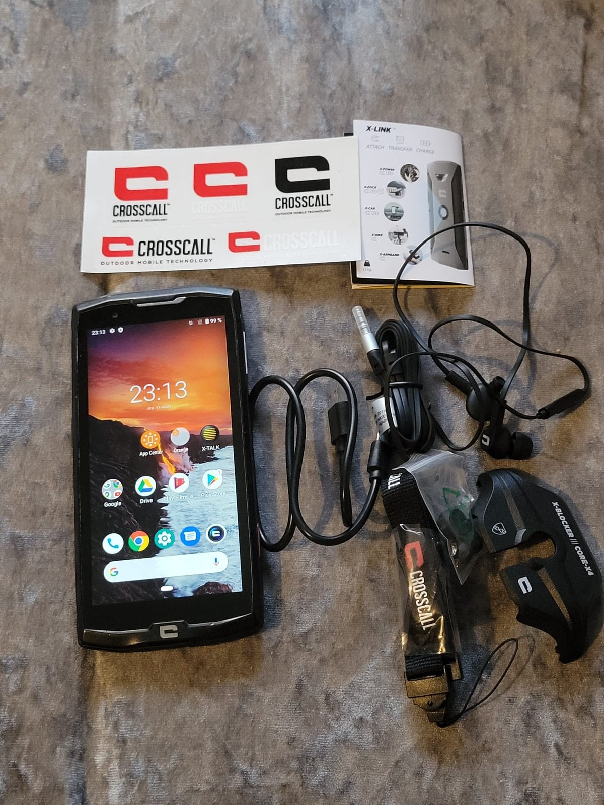 Portable incassable CROSSCALL CORE-X4, Télécoms, 3 à 6 mégapixels, Enlèvement, Utilisé, Sans abonnement