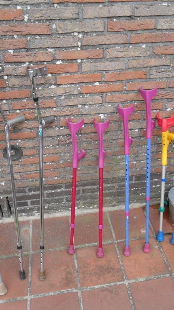 loopkrukken, Ophalen, In hoogte verstelbaar, Gebruikt