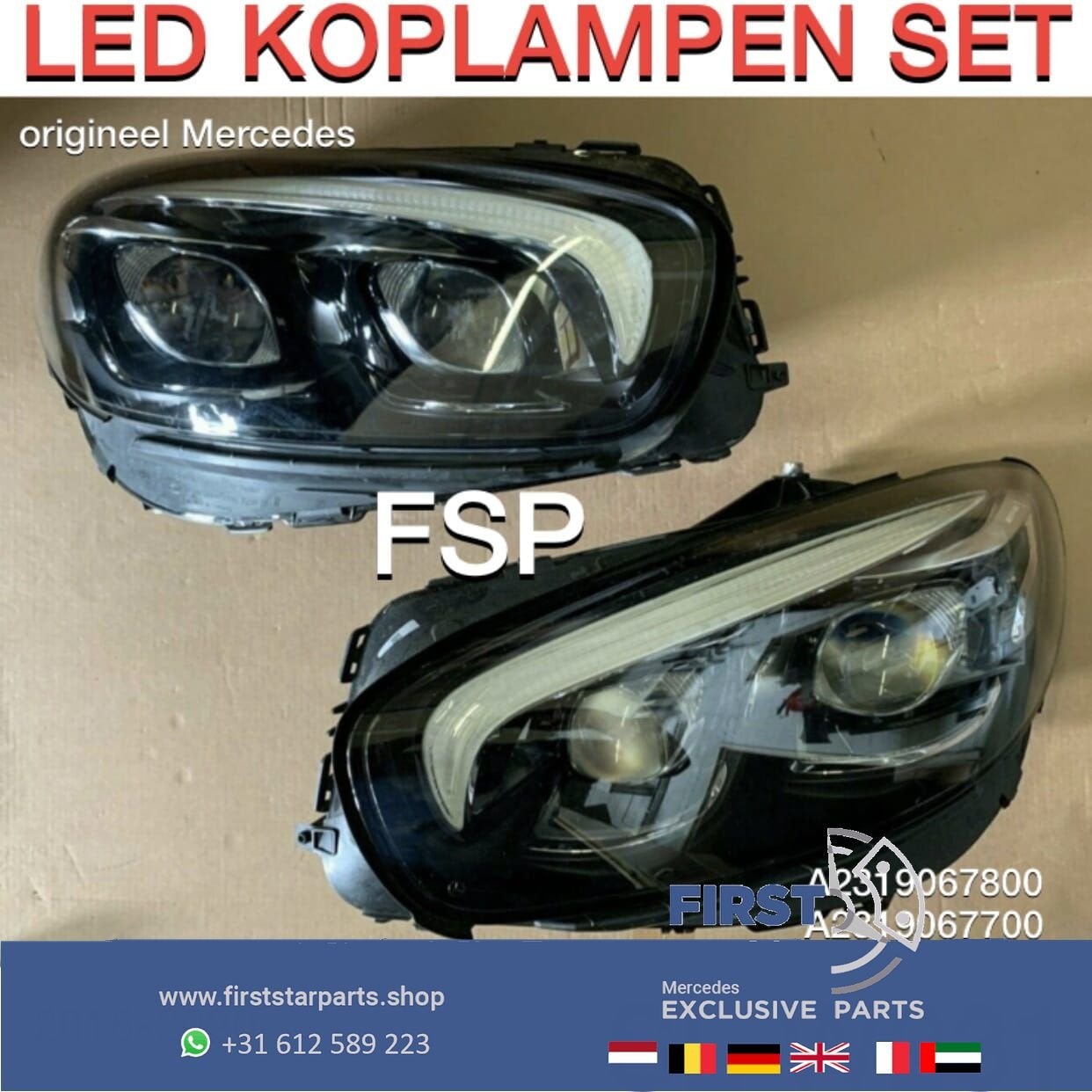 W231 R231 LED FACELIFT ILS KOPLAMPEN SET LINKS + RECHTS COMP