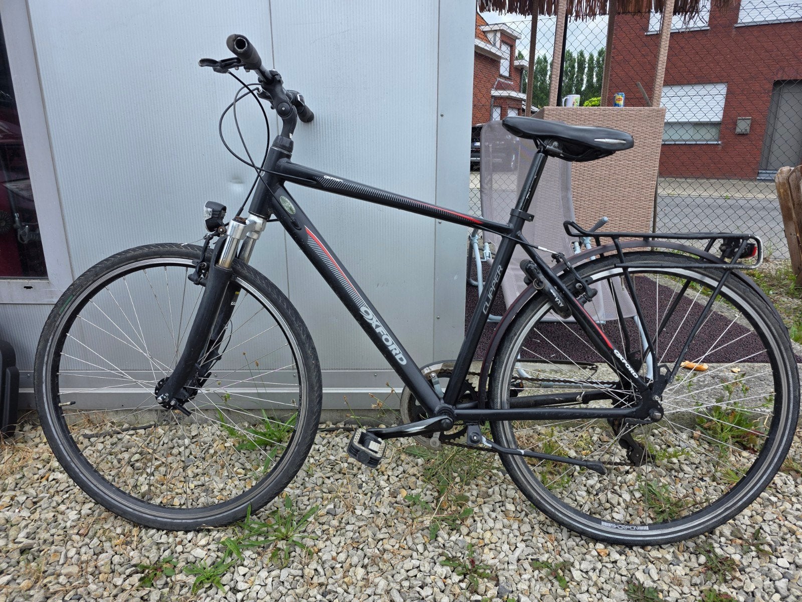 Fiets oxford clipper, Ophalen, Gebruikt, Velgrem, Minder dan 10 versnellingen