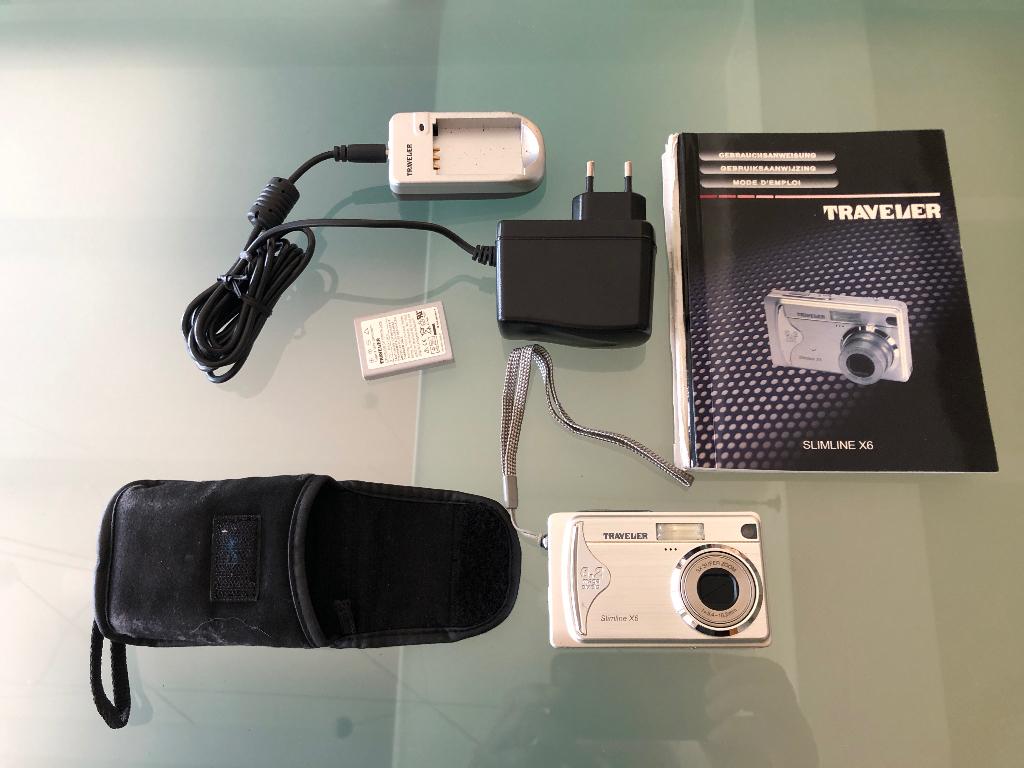 Fotocamera Traveler Slimline X6, zeer compact en licht, TV, Hi-fi & Vidéo, Appareils photo numériques, Enlèvement ou Envoi, Autres Marques